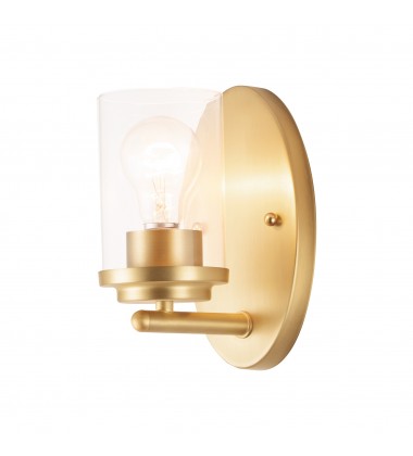  Corona 1-Light Wall Sconce-(10211CLSBR)-Maxim