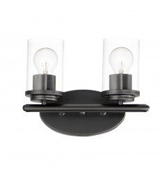  Corona 2-Light Bath Vanity-(10212CLBK)-Maxim