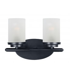 Corona 2-Light Bath Vanity-(10212FTBK)-Maxim  Corona 2-Light Bath Vanity-(10212FTBK)-Maxim