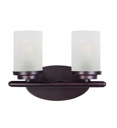 Corona 2-Light Bath Vanity-(10212FTOI)-Maxim  Corona 2-Light Bath Vanity-(10212FTOI)-Maxim