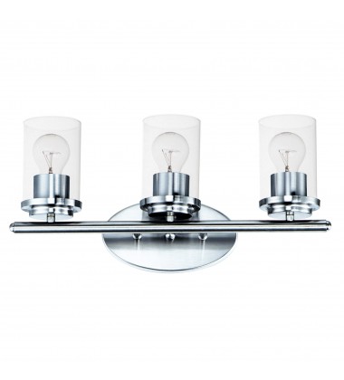 Corona 3-Light Bath Vanity-(10213CLPC)-Maxim Corona 3-Light Bath Vanity-(10213CLPC)-Maxim