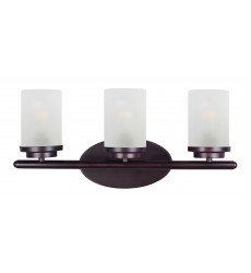 Corona 3-Light Bath Vanity-(10213FTOI)-Maxim  Corona 3-Light Bath Vanity-(10213FTOI)-Maxim
