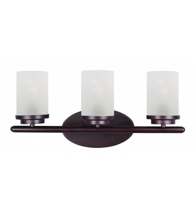 Corona 3-Light Bath Vanity-(10213FTOI)-Maxim  Corona 3-Light Bath Vanity-(10213FTOI)-Maxim