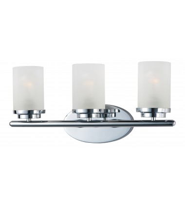  Corona 3-Light Bath Vanity-(10213FTPC)-Maxim