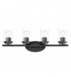 Corona 4-Light Bath Vanity-(10214CLBK)-Maxim Corona 4-Light Bath Vanity-(10214CLBK)-Maxim