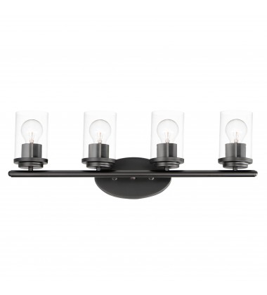  Corona 4-Light Bath Vanity-(10214CLBK)-Maxim