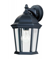  Builder Cast 1-Light Outdoor Wall Lantern-(1024BK)-Maxim