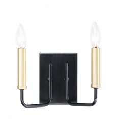  Sullivan 2-Light Bath Vanity-(10252BKGLD)-Maxim