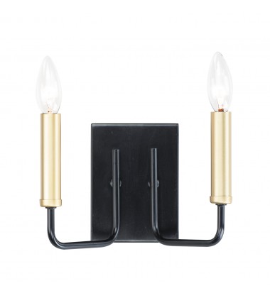  Sullivan 2-Light Bath Vanity-(10252BKGLD)-Maxim