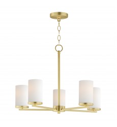  Lateral 5-Light Chandelier-(10286SWSBR)-Maxim
