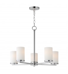  Lateral 5-Light Chandelier-(10286SWSN)-Maxim