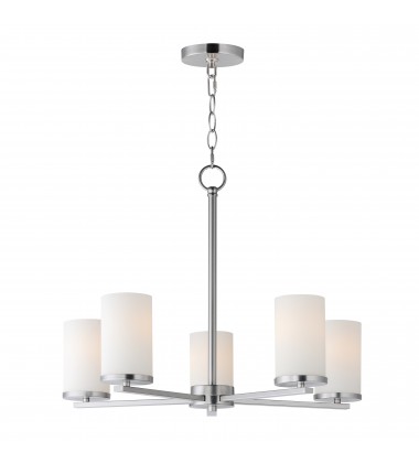 Lateral 5-Light Chandelier-(10286SWSN)-Maxim  Lateral 5-Light Chandelier-(10286SWSN)-Maxim