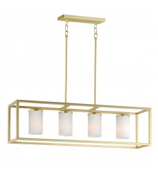  Lateral 4-Light Linear Pendant-(10288SWSBR)-Maxim