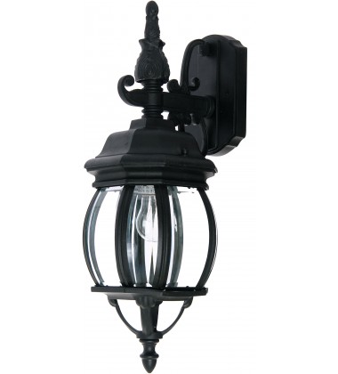 Crown Hill 1-Light Outdoor Wall Lantern-(1030BK)-Maxim Crown Hill 1-Light Outdoor Wall Lantern-(1030BK)-Maxim