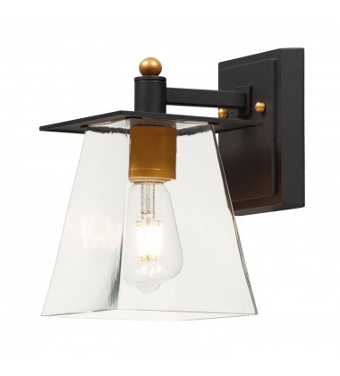  Chalet 1-Light LED Outdoor Wall Sconce-(10312CLBZGLD)-Maxim