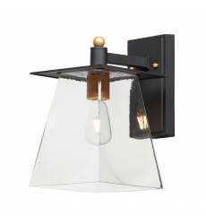  Chalet 1-Light LED Outdoor Wall Sconce-(10313CLBZGLD)-Maxim