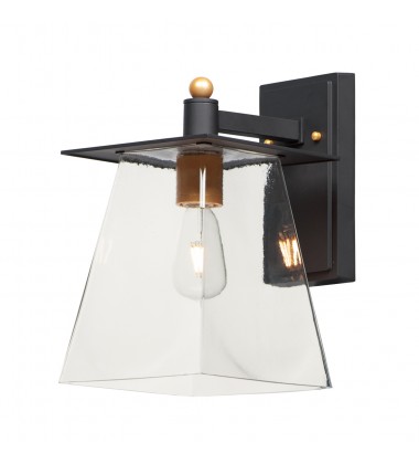  Chalet 1-Light LED Outdoor Wall Sconce-(10313CLBZGLD)-Maxim