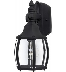  Crown Hill 1-Light Outdoor Wall Lantern-(1031BK)-Maxim