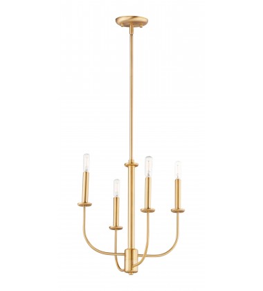  Wesley 4-Light Chandelier-(10324SBR)-Maxim