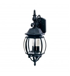  Crown Hill 3-Light Outdoor Wall Lantern-(1034BK)-Maxim
