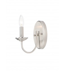 Logan 1-Light Wall Sconce-(10351SN)-Maxim  Logan 1-Light Wall Sconce-(10351SN)-Maxim