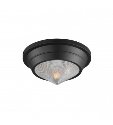  Hargreaves 1-Light Flush Mount-(10390PRBK)-Maxim