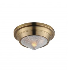  Hargreaves 1-Light Flush Mount-(10390PRNAB)-Maxim