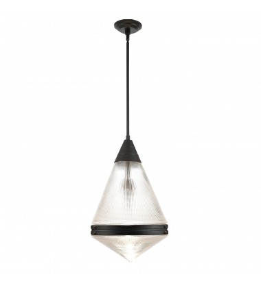  Hargreaves 1-Light Pendant-(10395PRBK)-Maxim