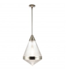  Hargreaves 1-Light Pendant-(10395PRPN)-Maxim