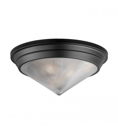  Hargreaves 3-Light Flush Mount-(10399PRBK)-Maxim
