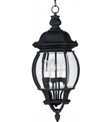  Crown Hill 4-Light Outdoor Hanging Lantern-(1039BK)-Maxim