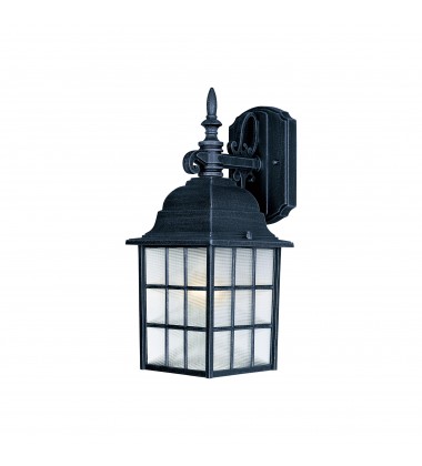  North Church 1-Light Outdoor Wall Lantern-(1051BK)-Maxim