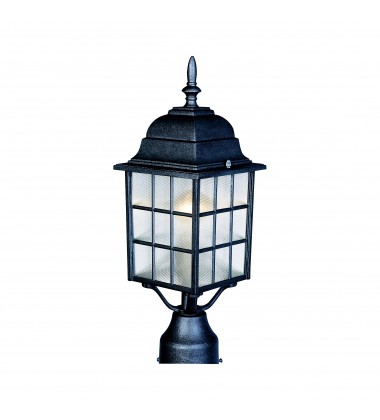  North Church 1-Light Outdoor Pole/Post Lantern-(1052BK)-Maxim