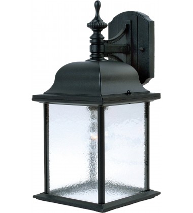  Senator 1-Light Outdoor Wall Lantern-(1056BK)-Maxim