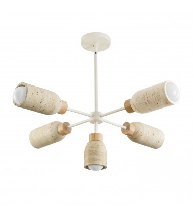  Pompeii 5-Light Pendant-(10625TVOY)-Maxim