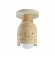  Pompeii 1-Light Flush Mount-(10629TVOY)-Maxim