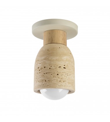  Pompeii 1-Light Flush Mount-(10629TVOY)-Maxim