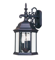  Builder Cast 3-Light Outdoor Wall Mount-(1073CLEB)-Maxim
