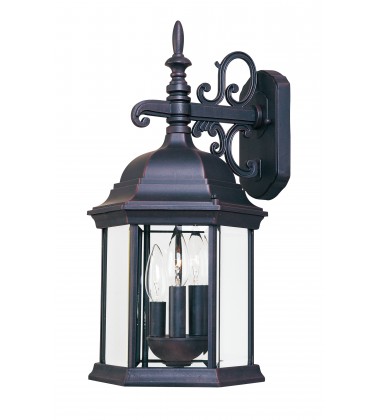  Builder Cast 3-Light Outdoor Wall Mount-(1073CLEB)-Maxim