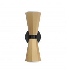  Rizzo 2-Light Wall Sconce-(10810SWBKAB)-Maxim