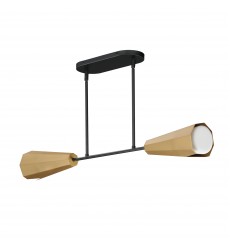  Rizzo Linear Pendant-(10816SWBKAB)-Maxim