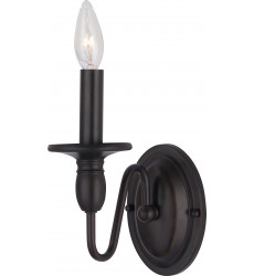  Towne 1-Light Wall Sconce-(11031OI)-Maxim