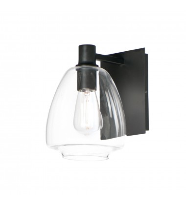  Babylon 1-Light Wall Sconce-(11111CLBK)-Maxim
