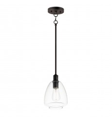  Babylon 1-Light Pendant-(11112CLBK)-Maxim