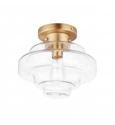 Harbor 1-Light Flush Mount-(11120CLSBR)-Maxim Harbor 1-Light Flush Mount-(11120CLSBR)-Maxim