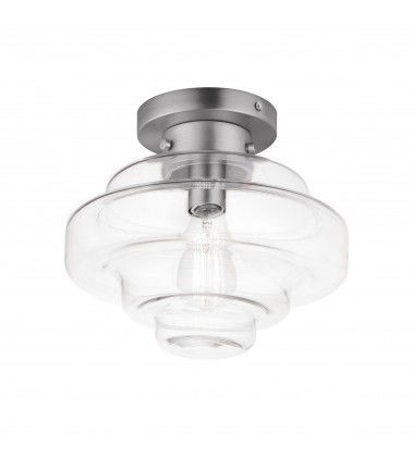  Harbor 1-Light Flush Mount-(11120CLSN)-Maxim