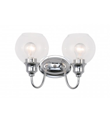  Ballord 2-Light Bath Vanity-(1112CLPC)-Maxim