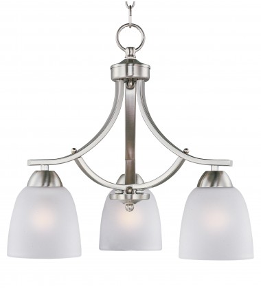 Axis 3-Light Chandelier-(11223FTSN)-Maxim Axis 3-Light Chandelier-(11223FTSN)-Maxim