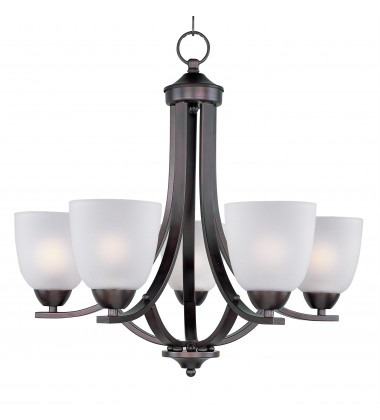 Axis 5-Light Chandelier-(11225FTOI)-Maxim Axis 5-Light Chandelier-(11225FTOI)-Maxim
