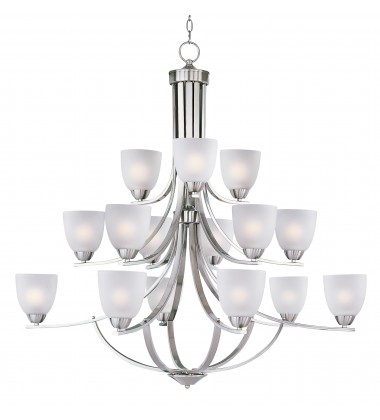 Axis 15-Light Chandelier-(11228FTSN)-Maxim  Axis 15-Light Chandelier-(11228FTSN)-Maxim
